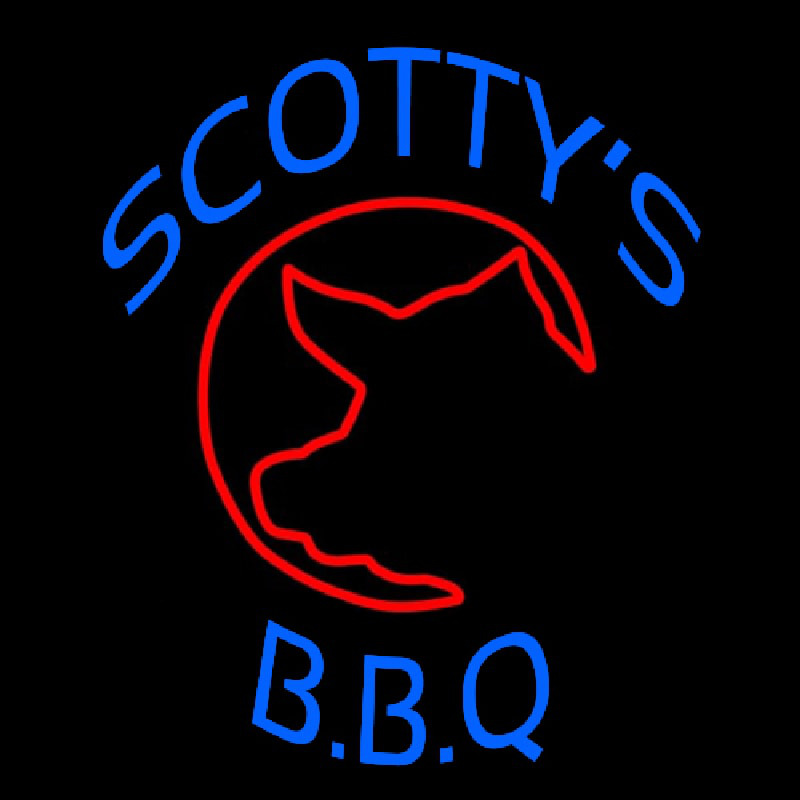  Scottys Bbq Neon Sign