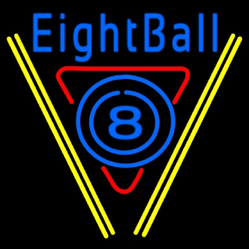 8 Ball Pool Neon Sign