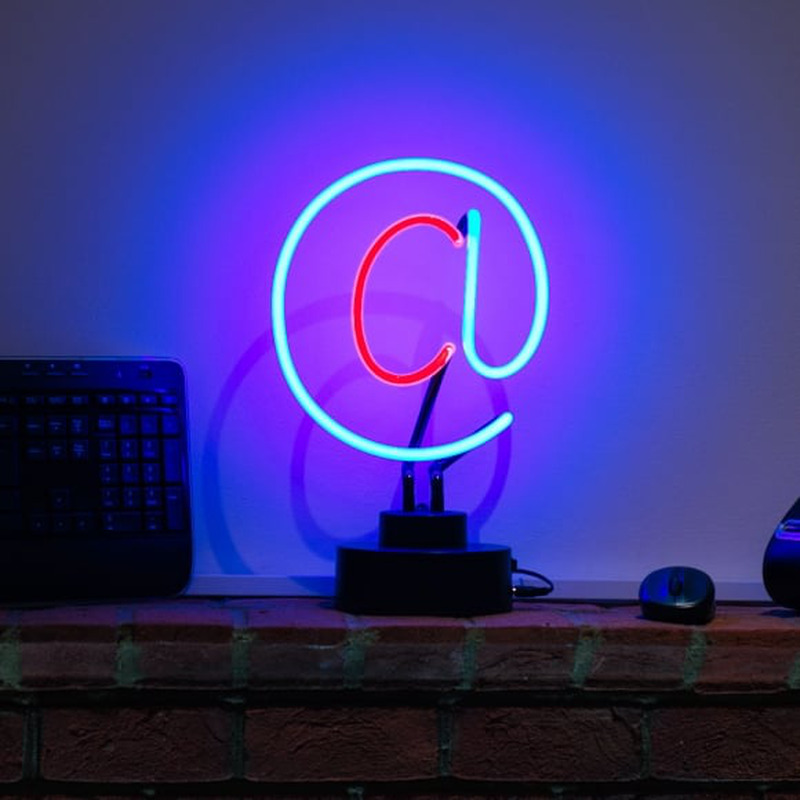 AT Desktop Neon Sign