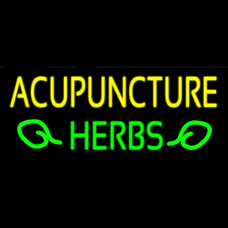 Acupuncture Herbs Neon Sign