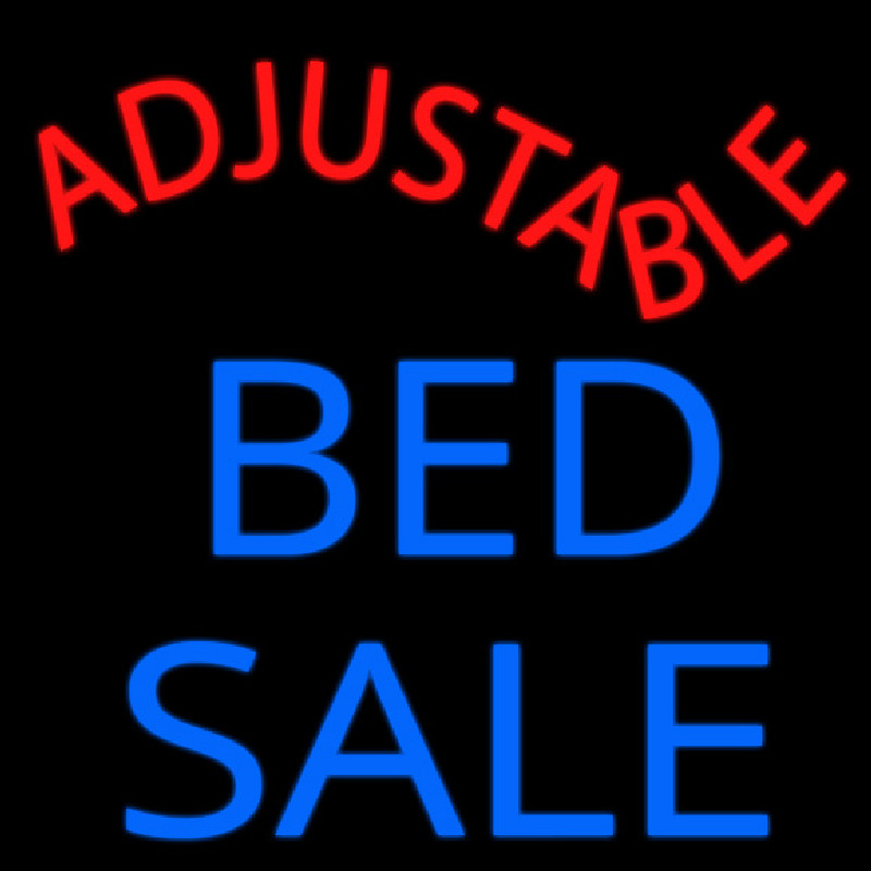 Adjust Able Bed Sale Neon Sign