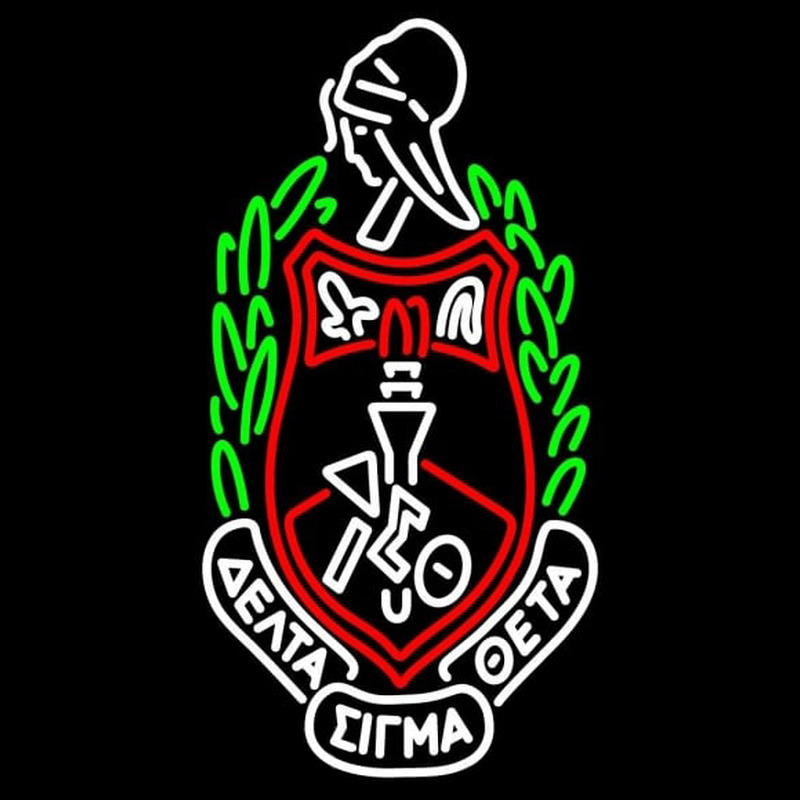 Alpha Gamma Sigma Fraternity Logo Neon Sign