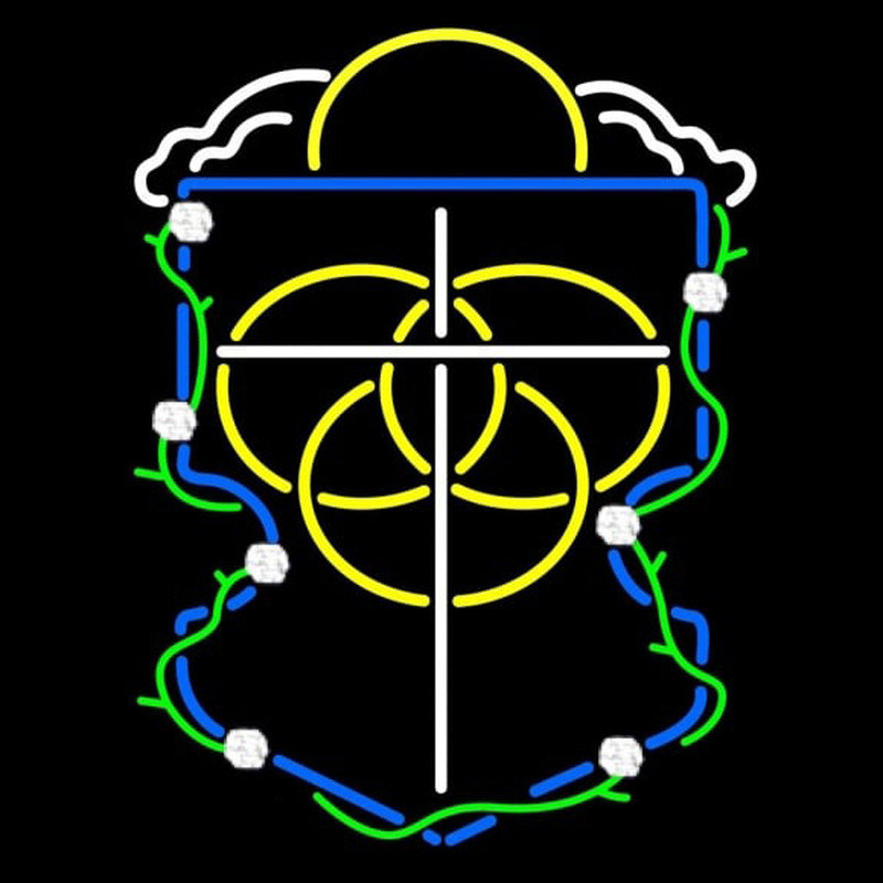 Alpha Omega Epsilon Logo Neon Sign