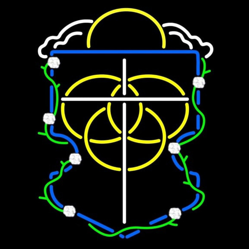 Alpha Omega Epsilon Logo Neon Sign