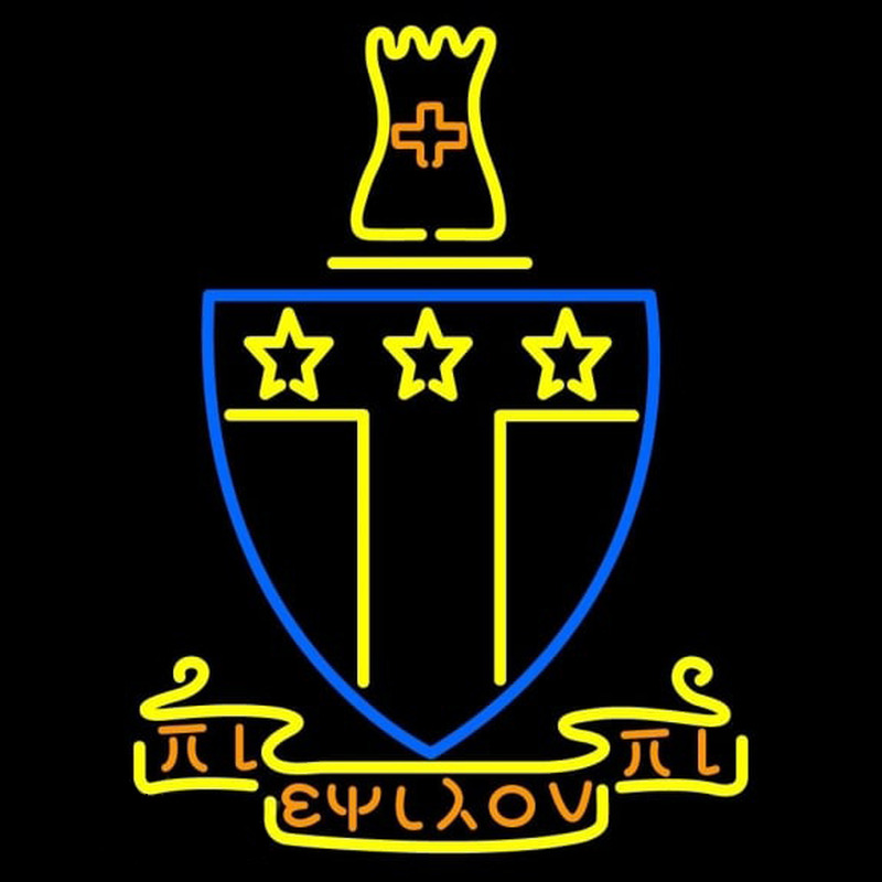 Alpha Tau Omega Logo Neon Sign