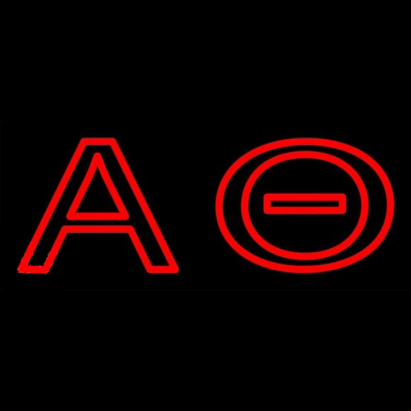 Alpha Theta Neon Sign