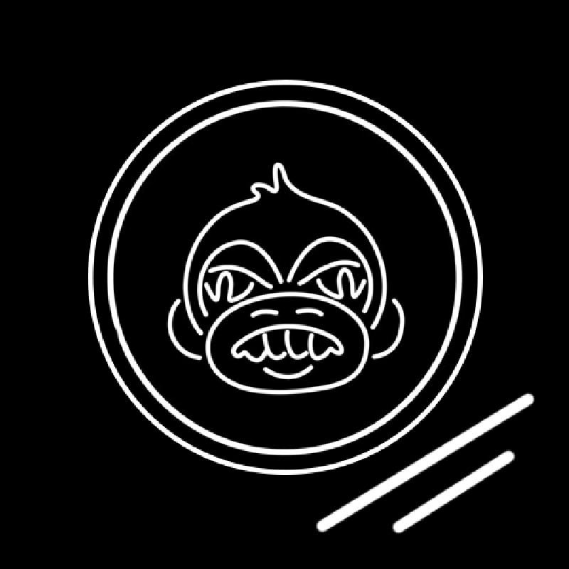 Angry Monkey Neon Sign