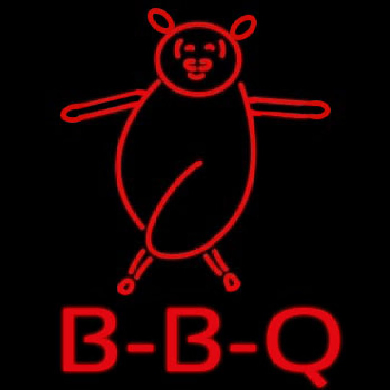 BBQ Pig Neon Sign