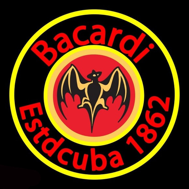 Bacardi Estdcuba 1862 Rum Sign Neon Sign