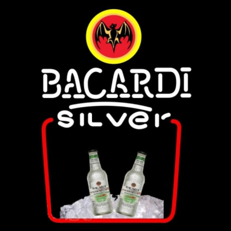Bacardi Silver Rum Sign Neon Sign