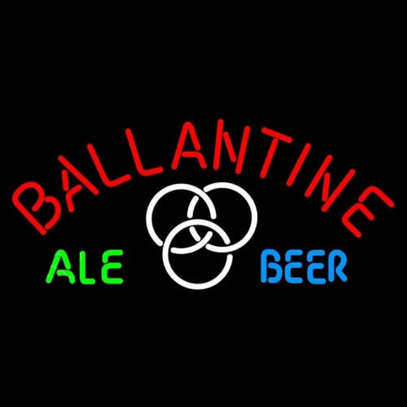 Ballantine Ale White Beer Neon Sign