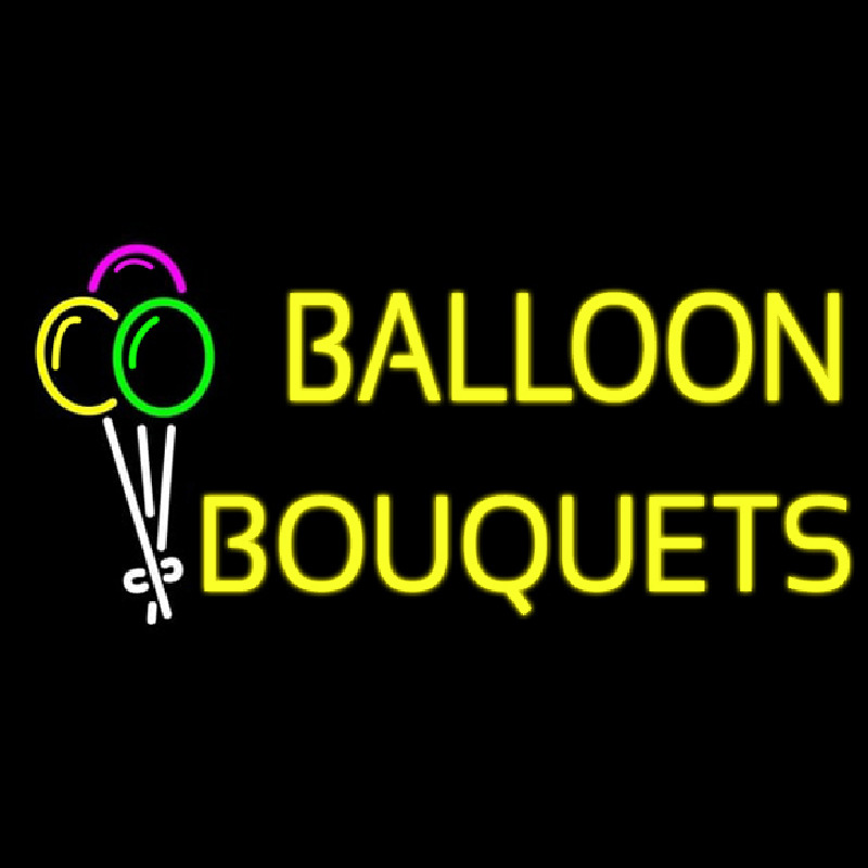 Balloon Bouquets Neon Sign