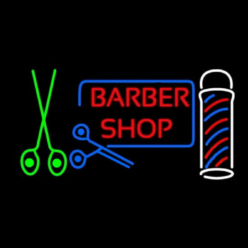 Barber Shop Hair Salon Neon Sign