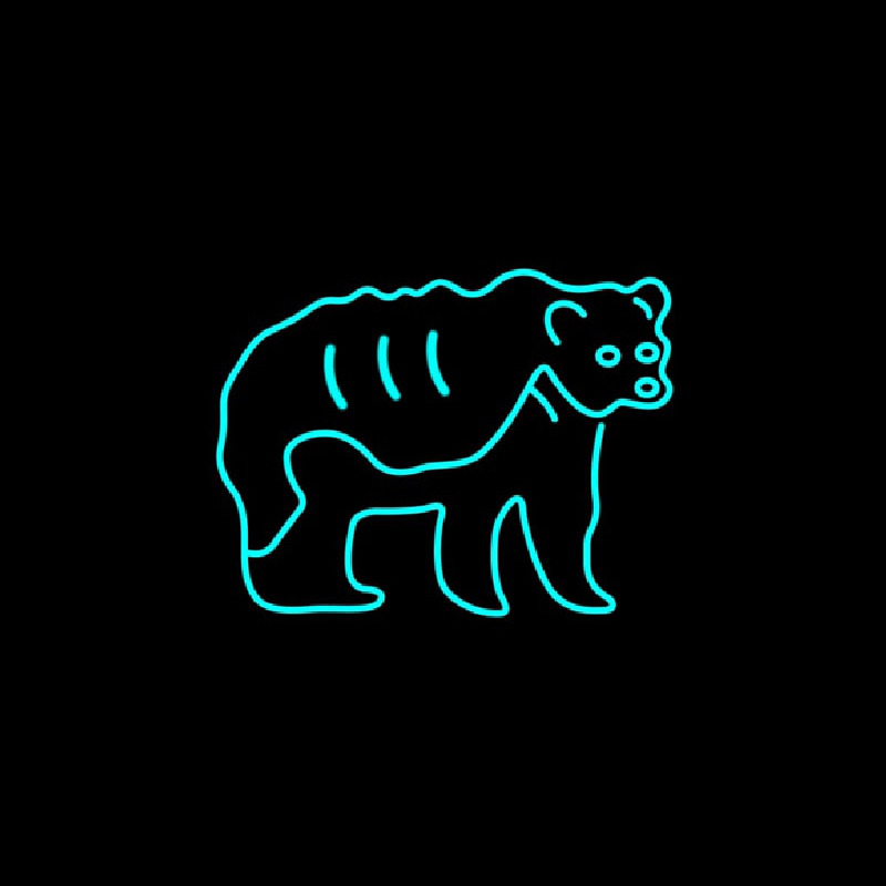 Bear New Animals Neon Sign