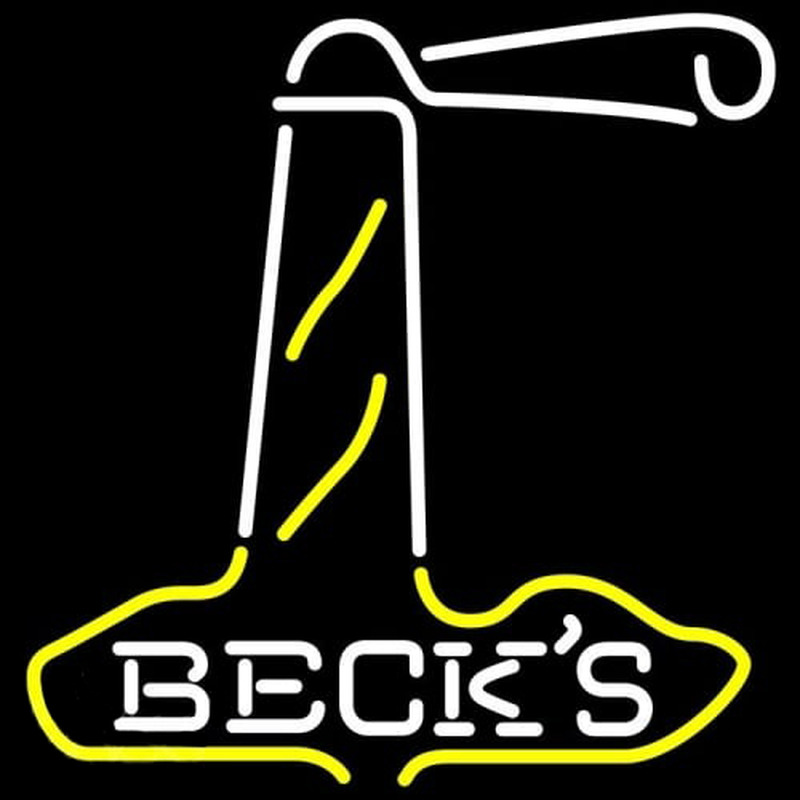 Becks Light House Beer Neon Sign