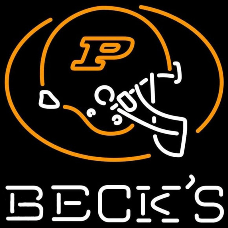 Becks Purdue University Calumet Beer Sign Neon Sign