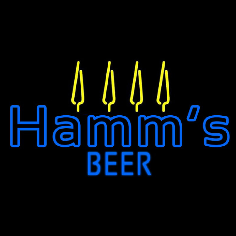 Blue Hamms Neon Sign