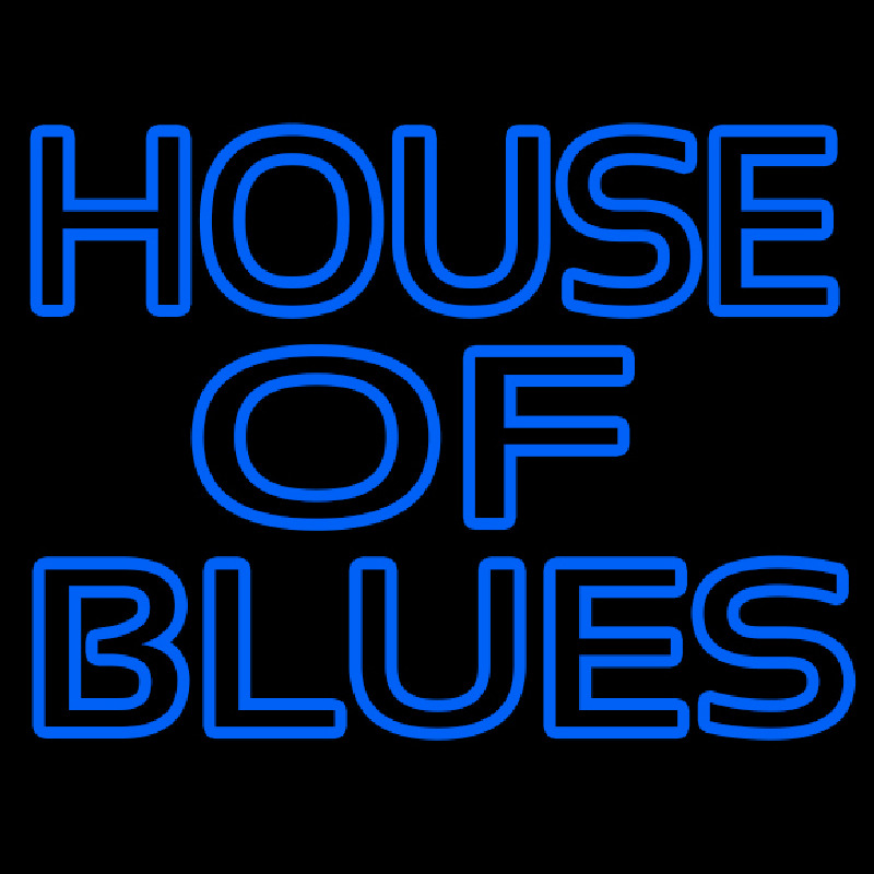 Blue House Of Blues Neon Sign