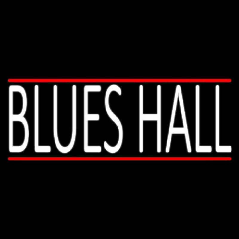 Blues Hall Neon Sign