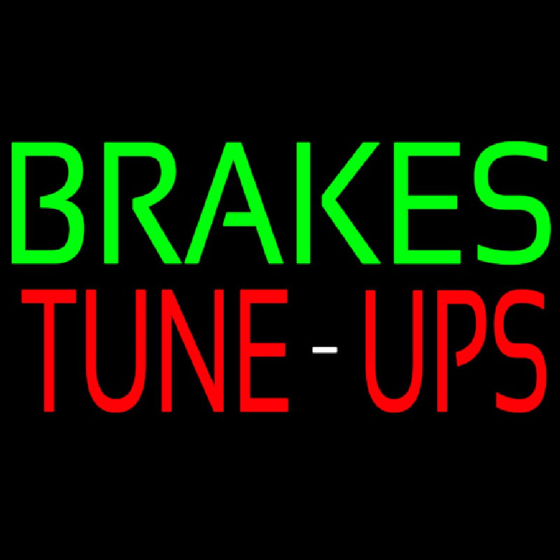 Brakes Tune Up Neon Sign