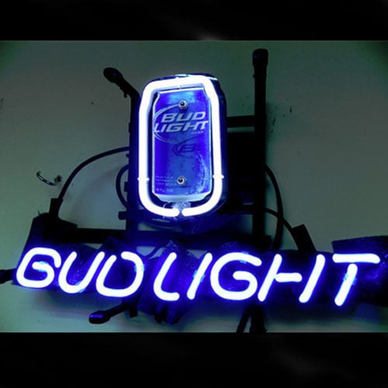 Bud Can Budweiser Neon Sign