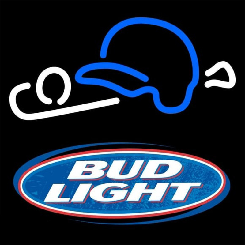 Bud Light Baseball Beer Sign Neon Sign