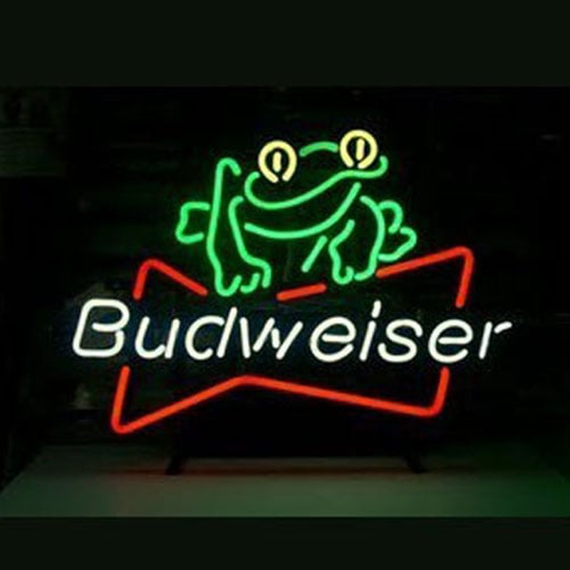 Budweiser Beer Frog Neon Sign