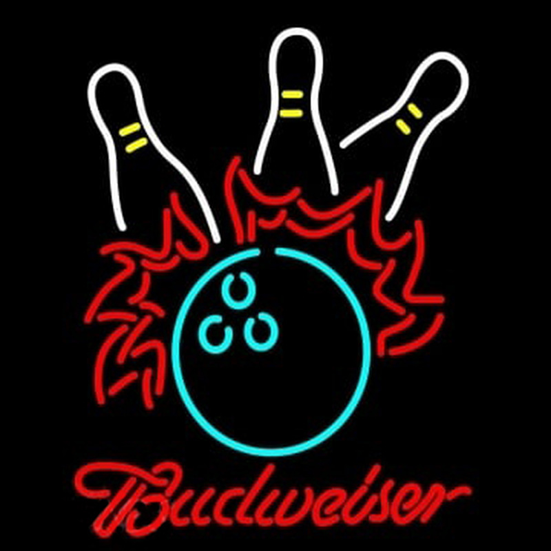 Budweiser Bowling Neon Sign