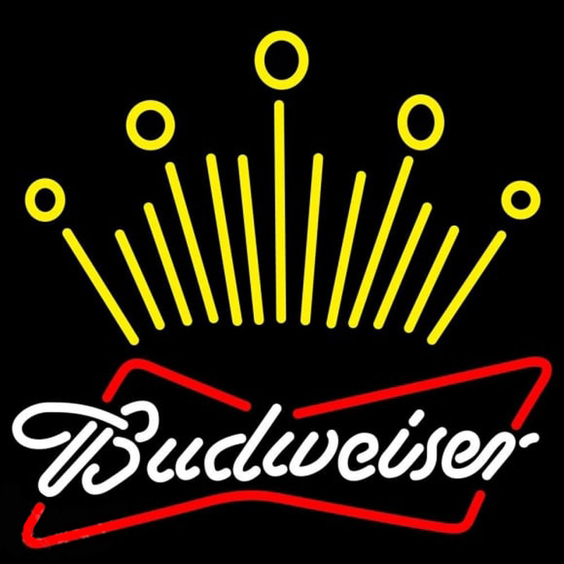 Budweiser Crown Beer Sign Neon Sign