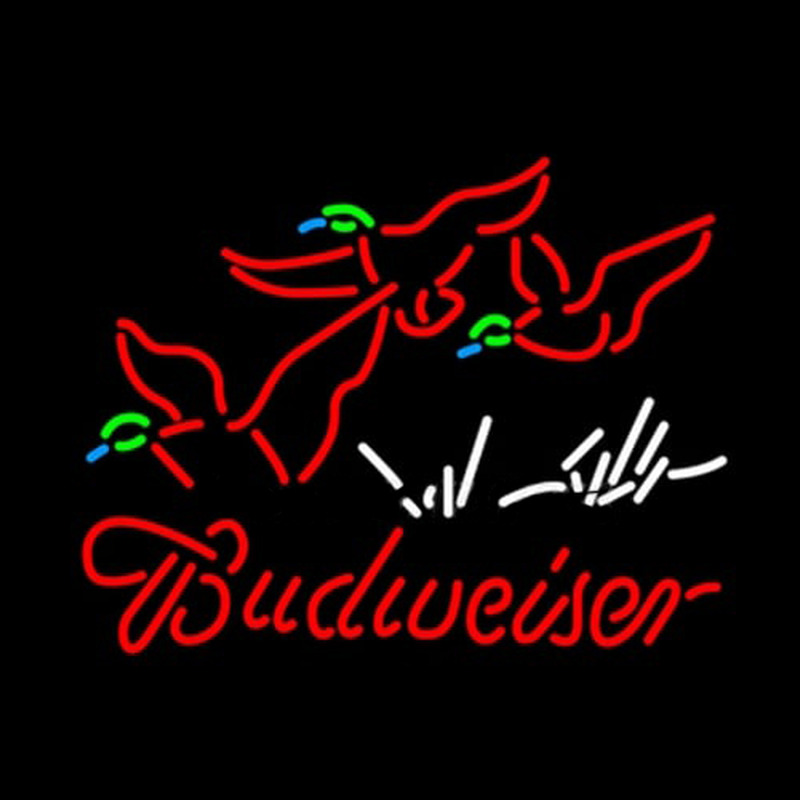 Budweiser Duck Without Motion Neon Sign