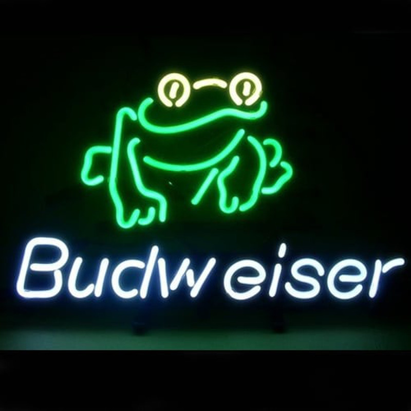 Budweiser Frog Neon Sign