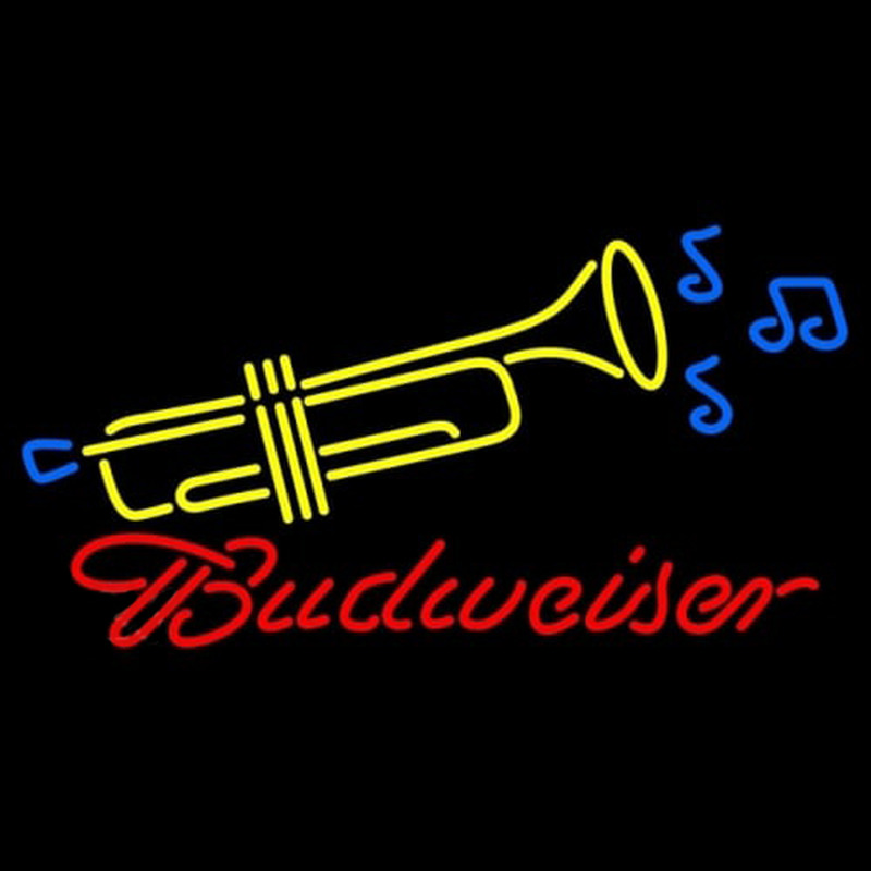 Budweiser Trumpet Neon Sign