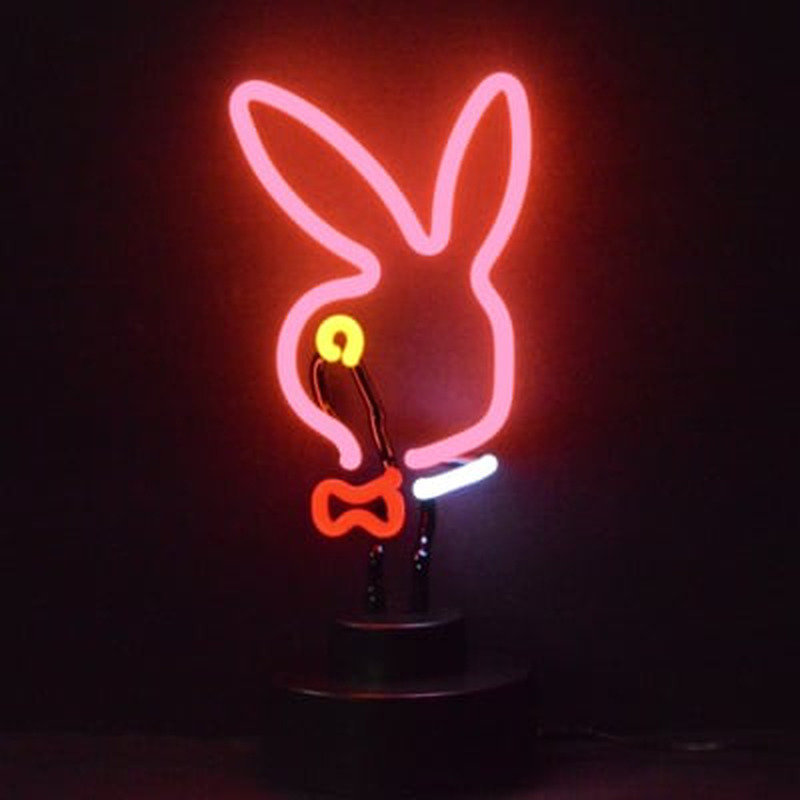 Bunny Head Desktop Neon Sign