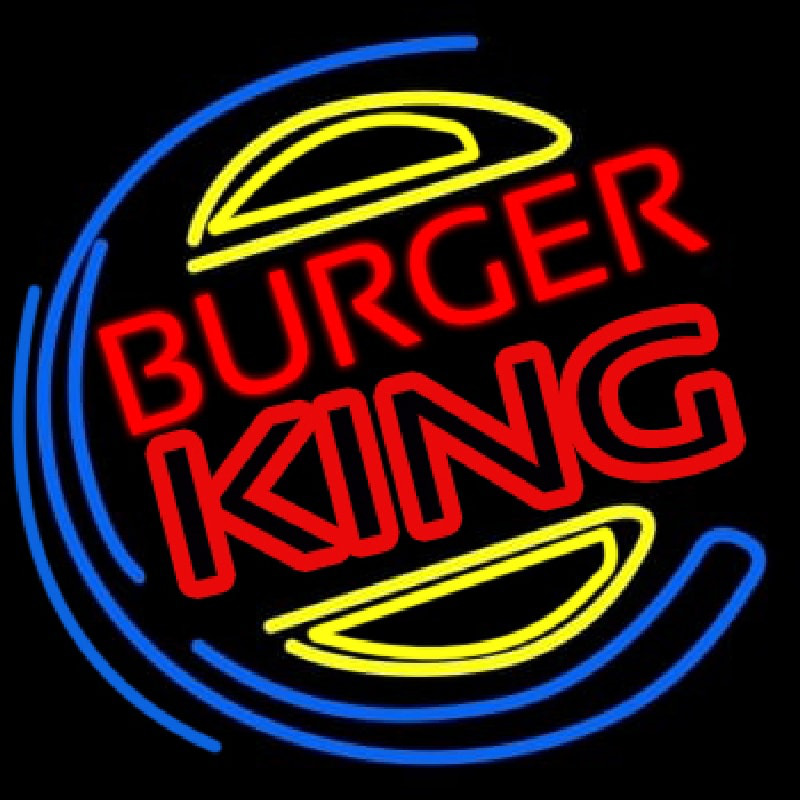 Burger King Neon Sign