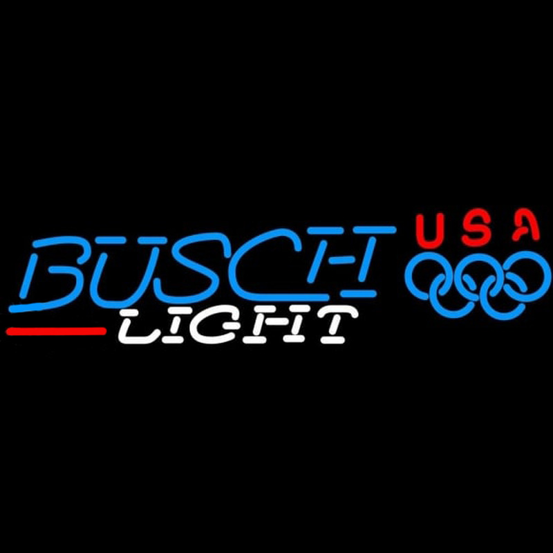 Busch Light Olympic Beer Sign Neon Sign