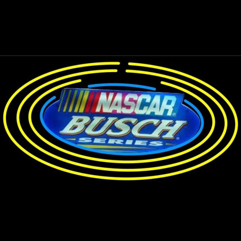 Busch Nascar Oval Beer Sign Neon Sign