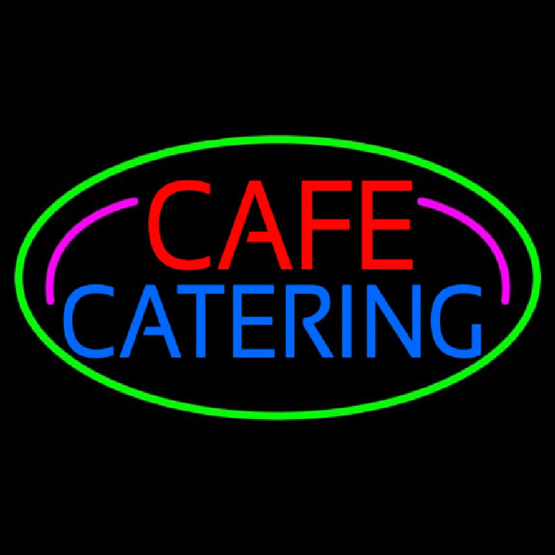 Cafe Catering Neon Sign