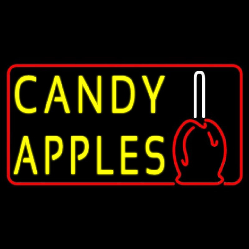 Candy Apples Neon Sign