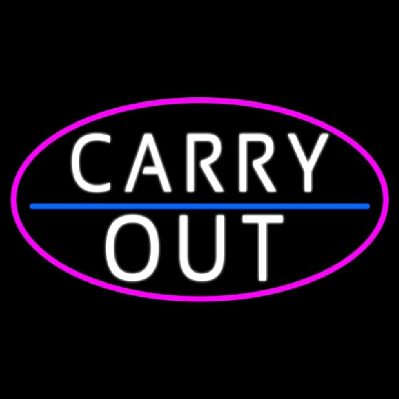 Carry Out Neon Sign