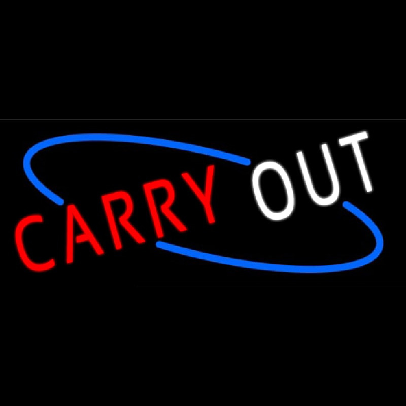 Carry Out Neon Sign