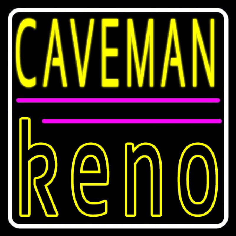 Caveman Keno Neon Sign