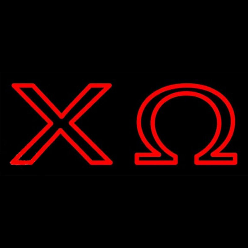 Chi Omega Neon Sign
