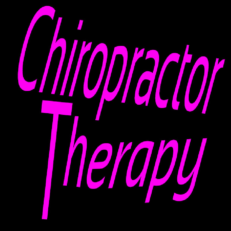 Chiropractor Therapy Neon Sign