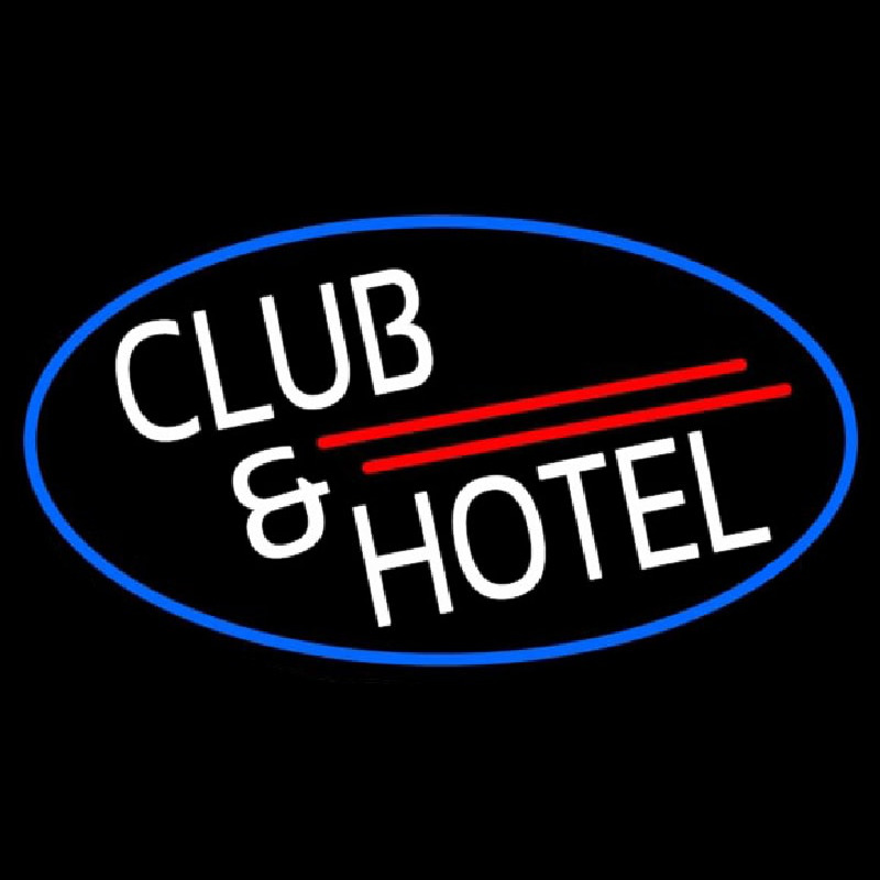 Club And Hotel Bar Neon Sign