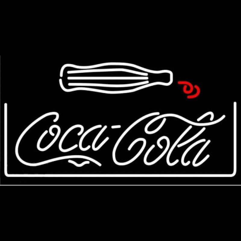 Coca Cola Coke Bottle Soda Pop Pub Game Room Neon Sign