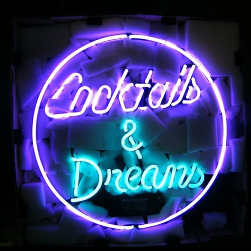 Cocktails And Dreams Neon Sign