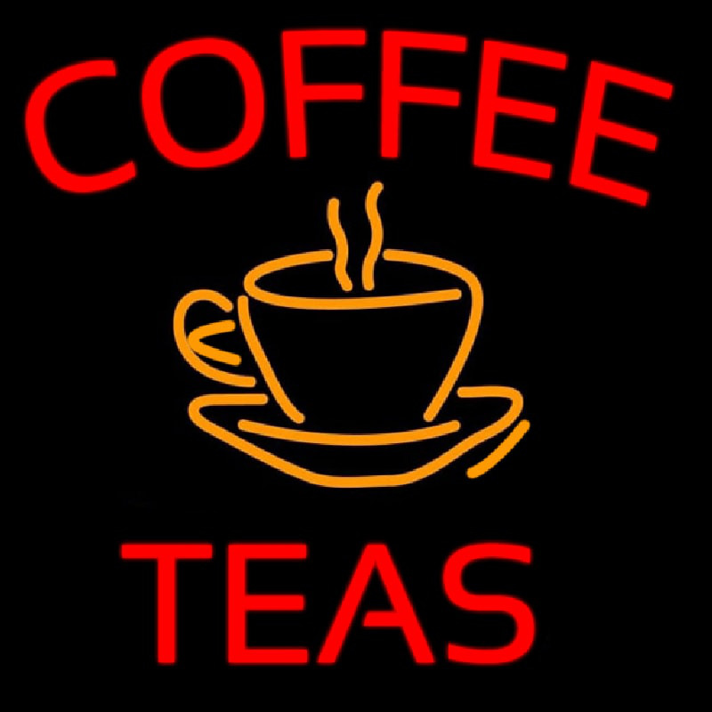 Coffee Teas Neon Sign