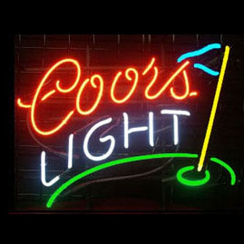 Coors Light Golf Neon Sign