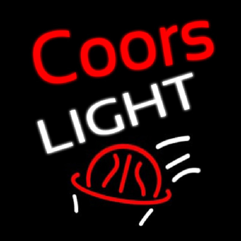 Coors Light Basket Ball Neon Sign