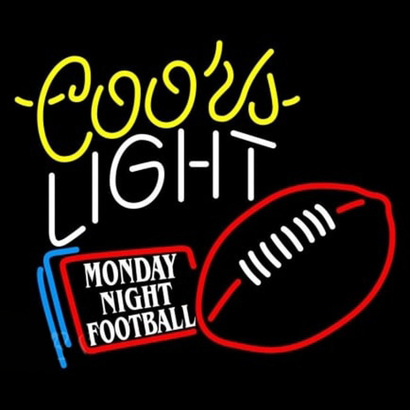 Coors Light Monday Night Football Neon Sign